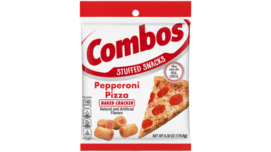 Combos Pepperoni Pizza Stuffed Baked Cracker Snacks