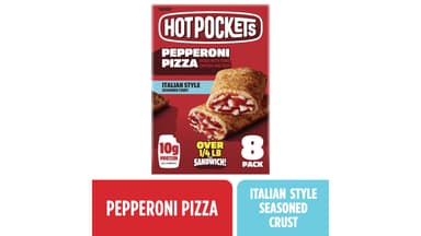 Hot Pockets Italian Style Crust Frozen Pepperoni Pizza Sandwiches