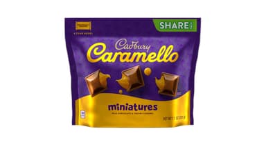 Cadbury Caramello Miniatures Milk Chocolate Caramel Candy Share