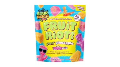 Sour Patch Kids Fruit Riot Sour Pineapple Tropical Mix Candy