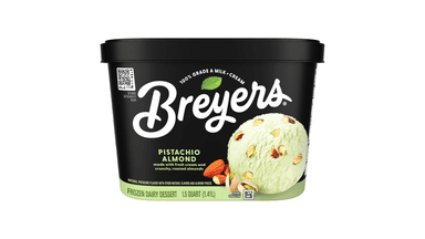 Breyers Gluten Free Pistachio Almond Frozen Dairy Dessert