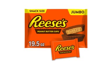 Reese's Milk Chocolate Snack Size Peanut Butter Cups Jumbo