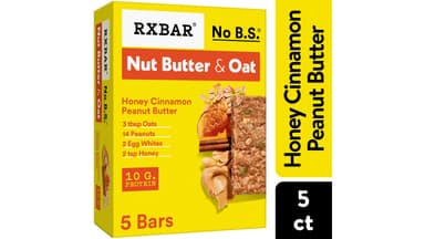 RXBAR Gluten Free Honey Cinnamon Peanut Butter Protein Bars