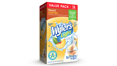 Wyler's Light Peach Iced Tea Drink Mix Value