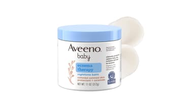 Aveeno Baby Fragrance Free Eczema Therapy Nighttime Balm