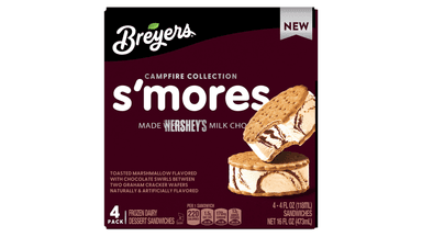 Breyers Campfire Collection S'mores Sandwiches