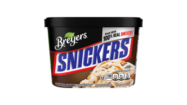 Breyers x Snickers Light Ice Cream