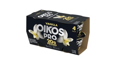 Oikos Zero Sugar Added Pro Vanilla Yogurts