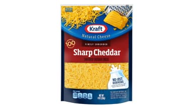 Kraft Natural Sharp Cheddar Finely Shredded Cheese