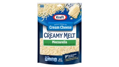 Kraft Natural Mozzarella Shredded Cheese with Cream Cheese