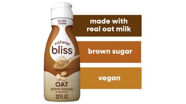 Coffee-Mate Natural Bliss Plant Based Oat Milk Brown Sugar Liquid Coffee Creamer