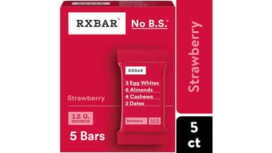 RXBAR No B.S. Gluten-Free Strawberry Protein Bars