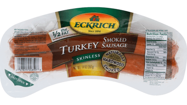 Eckrich Smoked Wood Smoked Skinless Turkey Sausage