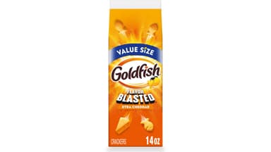 Goldfish Flavor Blasted Xtra Cheddar Crackers Family Size