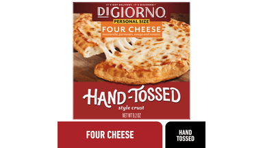 DiGiorno Traditional Crust Hand-Tossed Style Frozen Four Cheese Pizza Personal Size