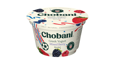 Chobani Low-Fat Blended Mixed Berry Greek Yogurt Cup