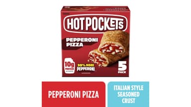 Hot Pockets Frozen Italian Style Seasoned Crust Pepperoni Pizza Sandwiches