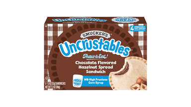 Smucker's Uncrustables Chocolate Flavored Hazelnut Spread Sandwiches