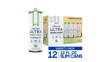 Michelob Ultra Organic Signature Collection Hard Seltzer Slim Cans Variety