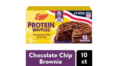 Eggo Protein Chocolate Chip Brownie Waffles
