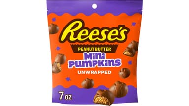 Reese's Peanut Butter Mini Pumpkins Unwrapped Chocolate Candies