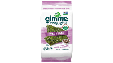 Gimme Organic Teriyaki Premium Roasted Seaweed Snack